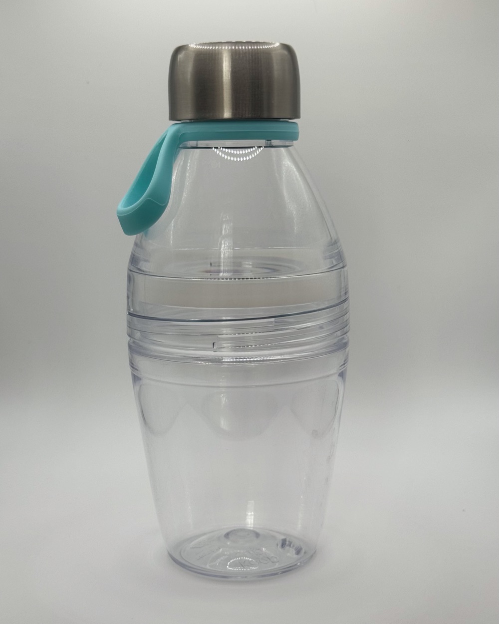 Clear KeepCup water bottle